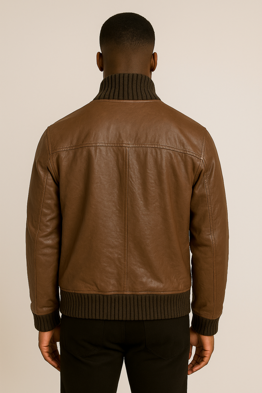 Mens 100% Leather Jacket