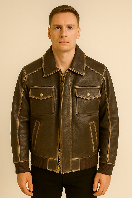 Mens 100% Leather Jackets