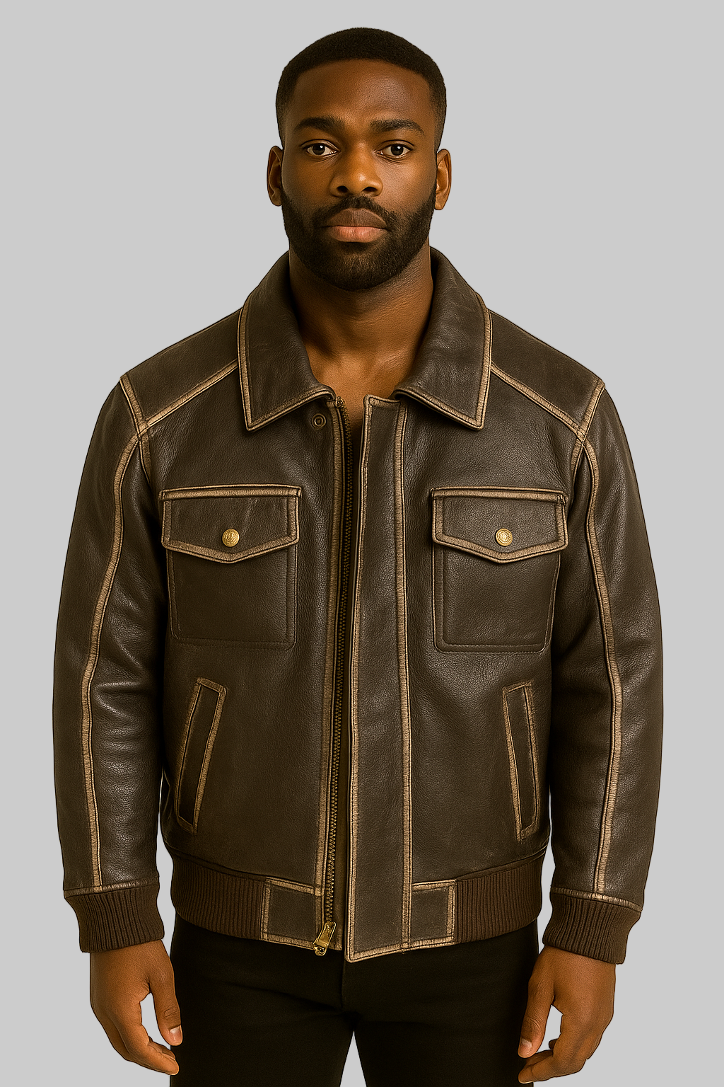 Mens 100% Leather Jackets