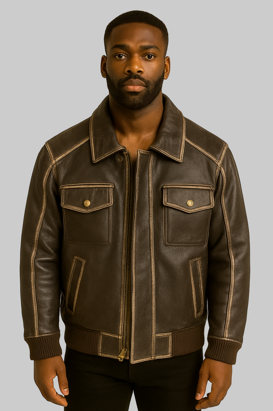 Mens 100% Leather Jackets