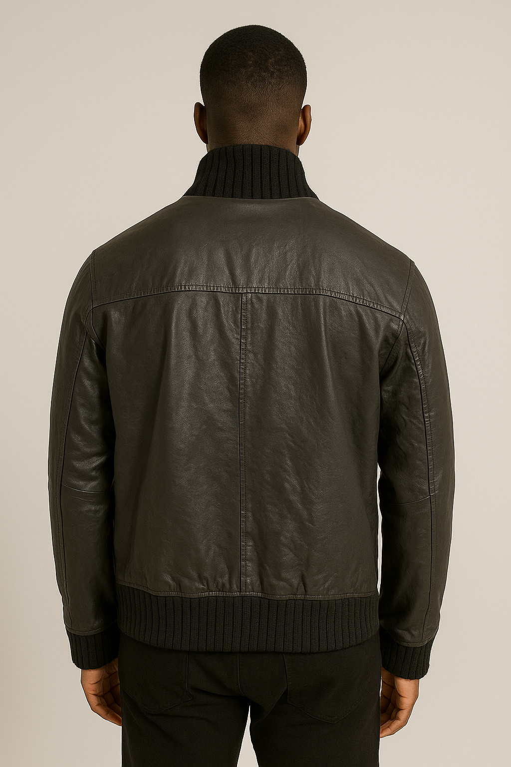Mens 100% Leather Jacket