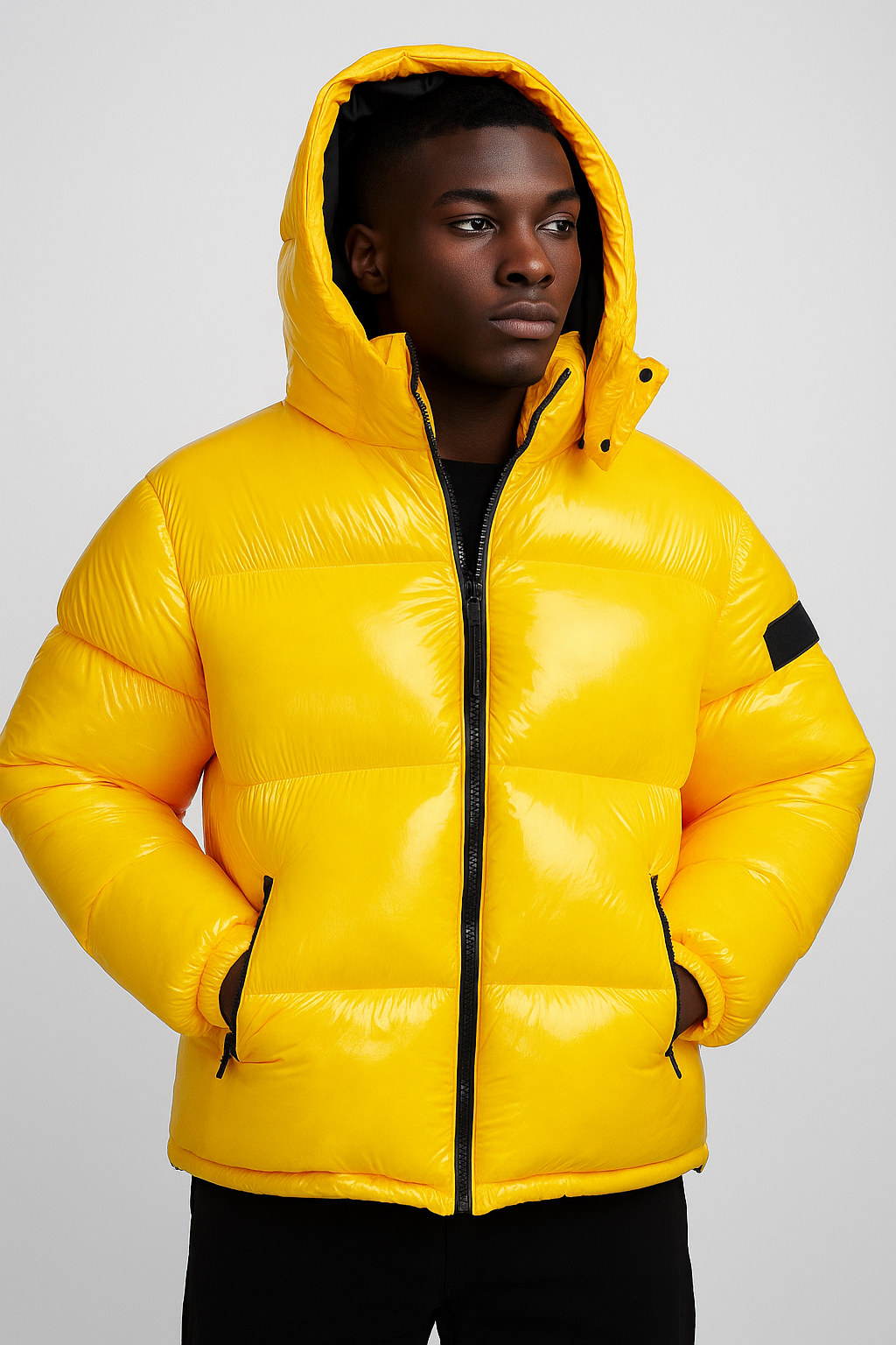 Mens yellow jacket