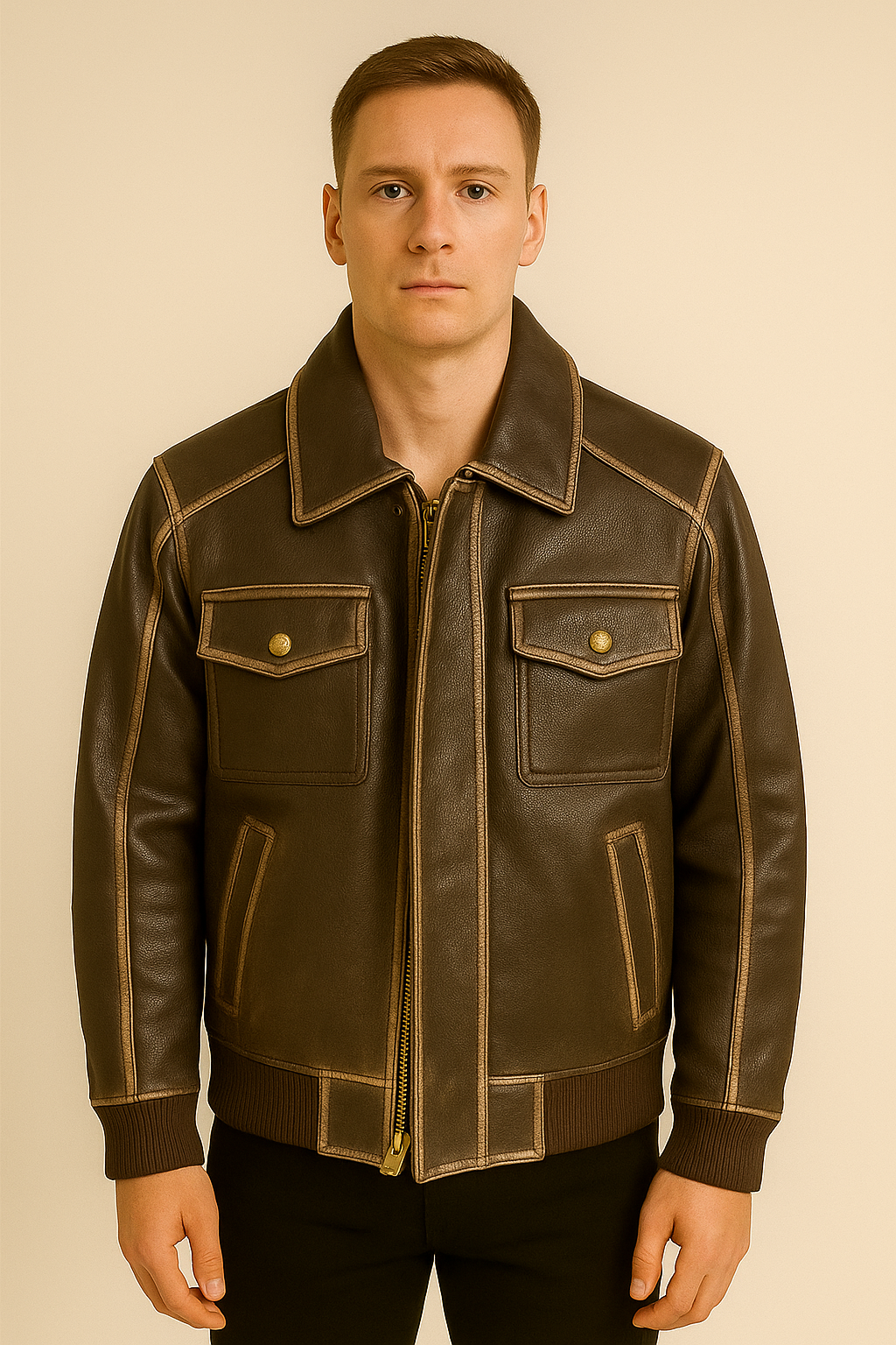 Mens 100% Leather Jackets